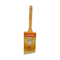 Brush Gold Edge Semi Oval Angle Nylon/Poly 3" 5236