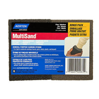 SPONGE SANDING FINE/MEDIUM 4"X2-3/4"X1" 6PK 02081